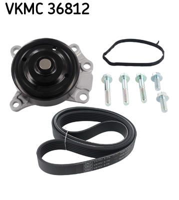 SKF VKMC 36812 Pompa acqua + Kit cinghia Poly V